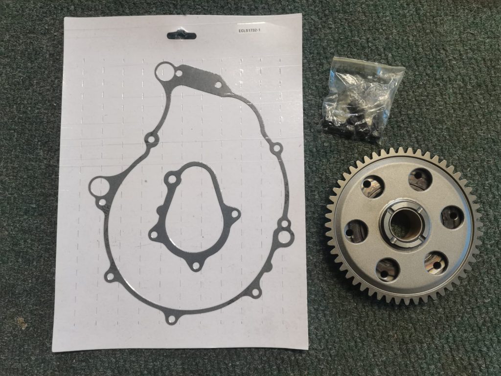 Starter Clutch Gear & Gasket Kit For Yamaha Raptor 660R (2004-2005) | OEM Fit & Heavy-Duty Steel Construction